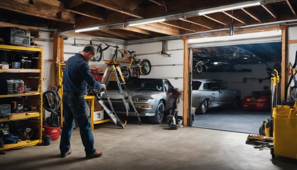 Garage Door Track Repair