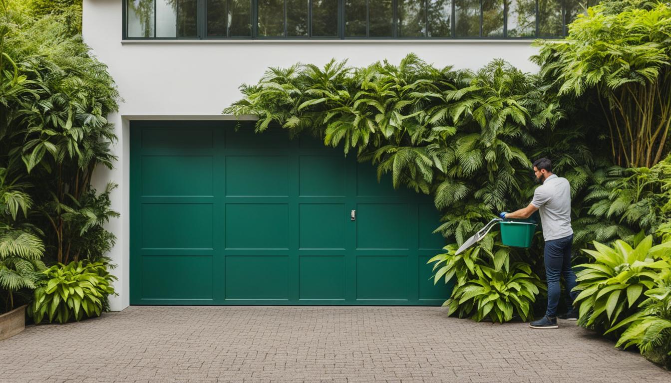Image showcasing Eco-Friendly Garage Door Maintenance Tips