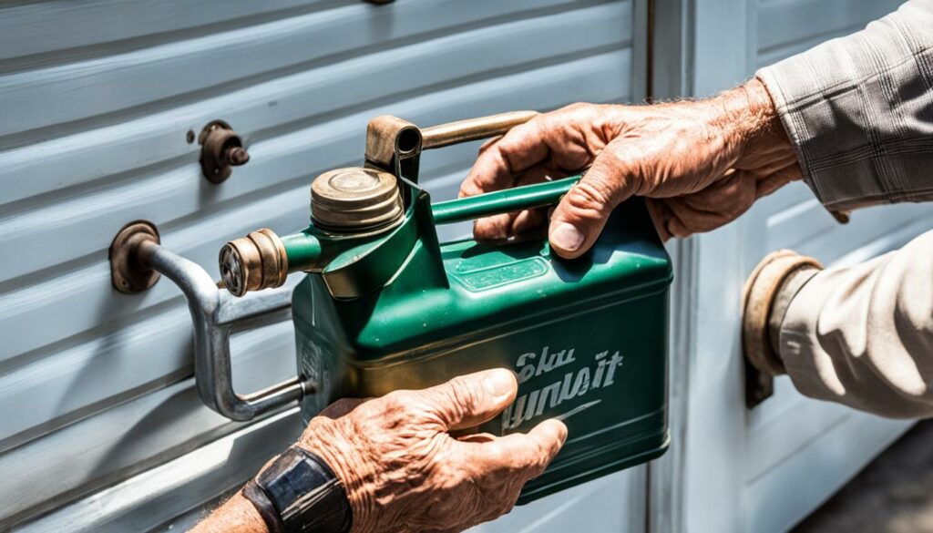 seniors garage door maintenance