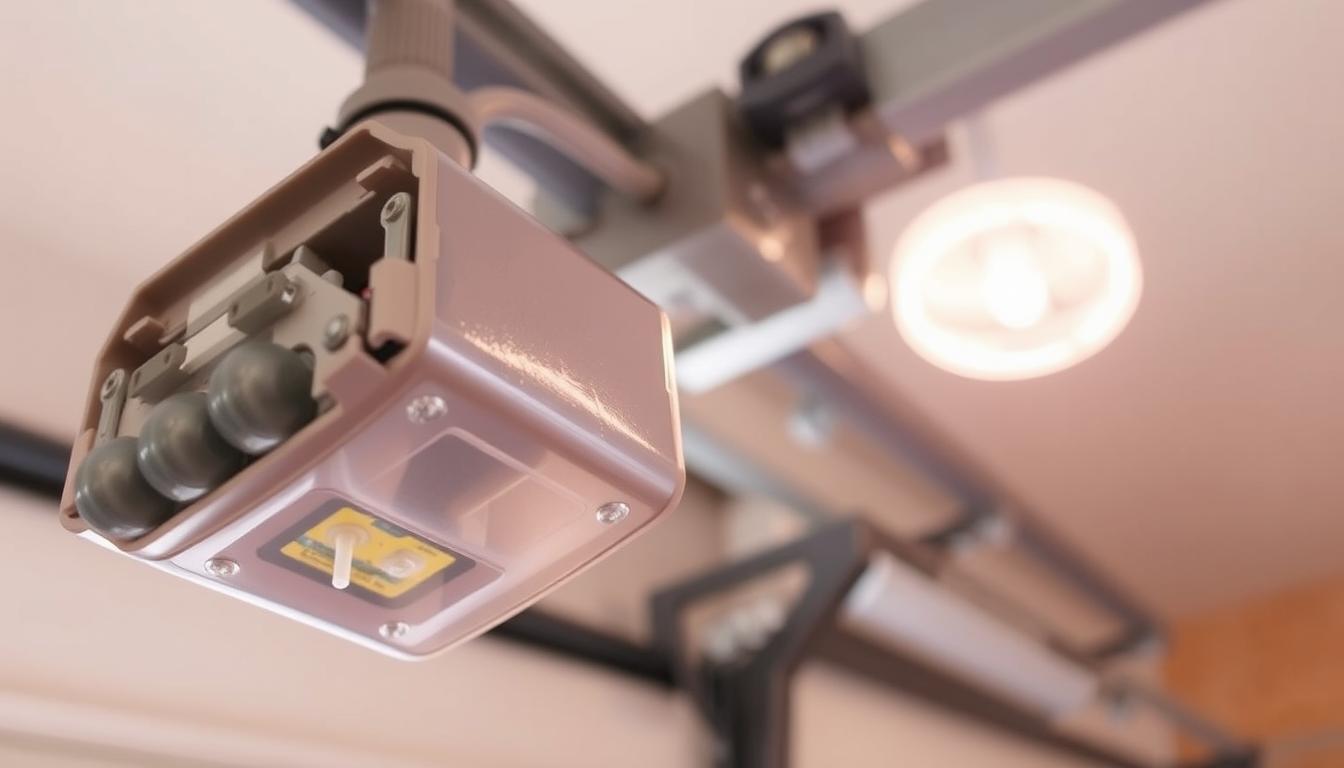 garage door sensor cleaning and adjustment