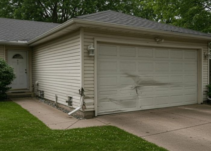 How to Fix Bent Bottom of Garage Door