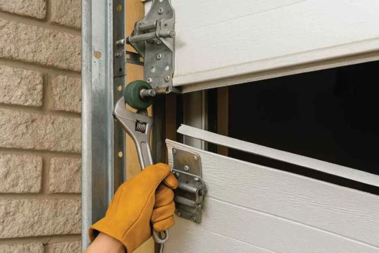 How to Fix a Garage Door That Is Off Track