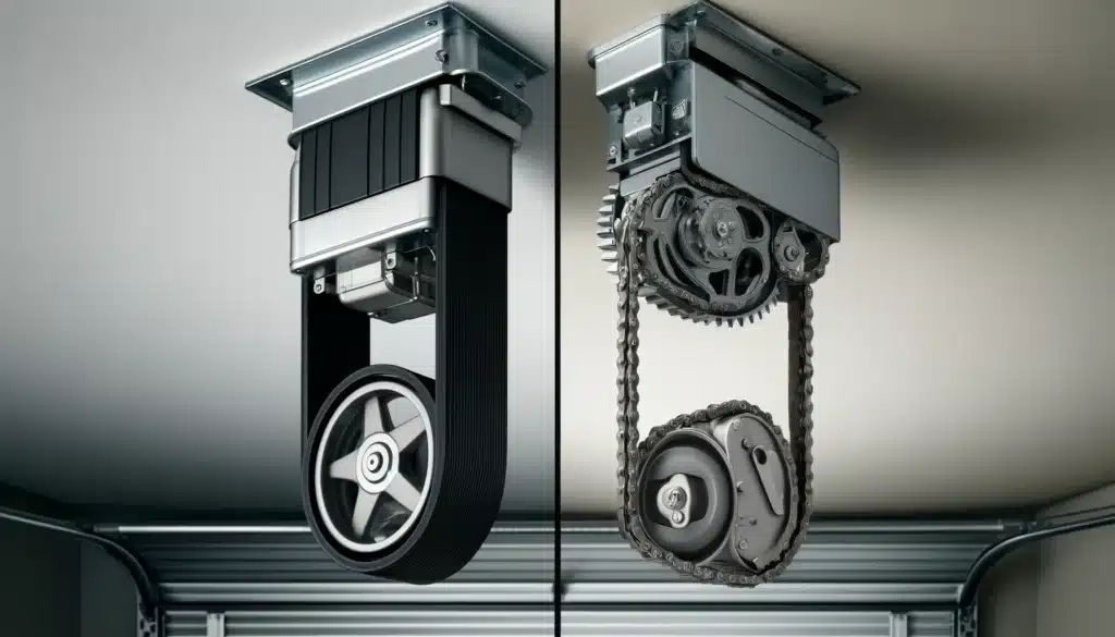 Chain vs Belt Drive Garage Door Opener