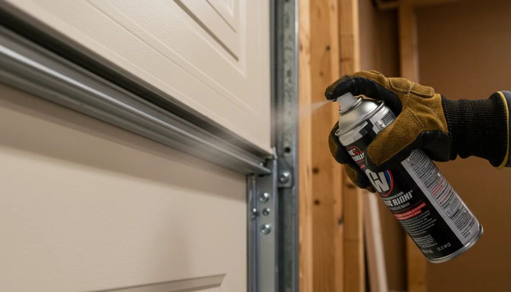 Lubricate garage door Locks Every 6 Months
