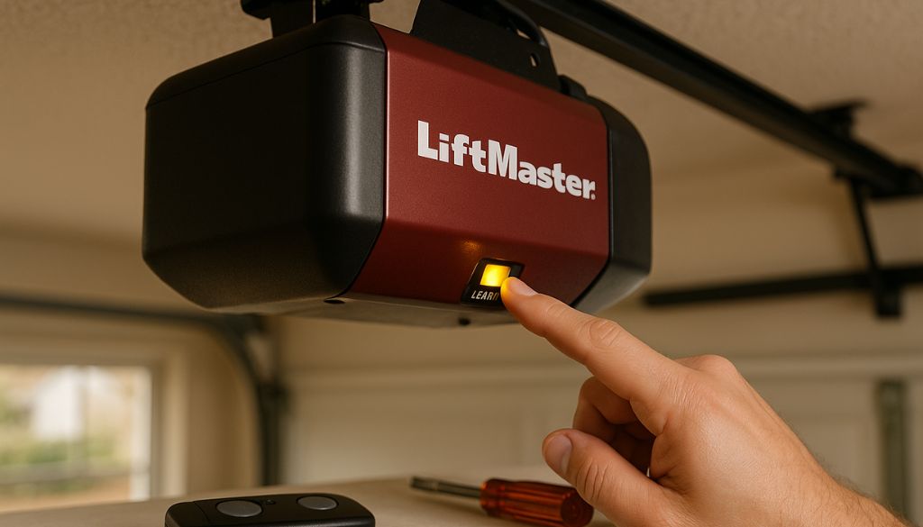 How to Lock Your LiftMaster Garage Door at Night